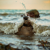 Ostsee in der Dämmerung