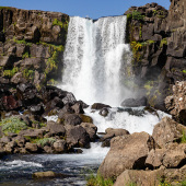 Wasserfall in Island