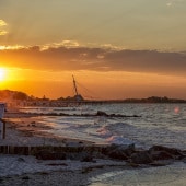 Sonnenuntergang in Hohwacht