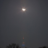 Partielle Sonnenfinsternis bei Schopp
